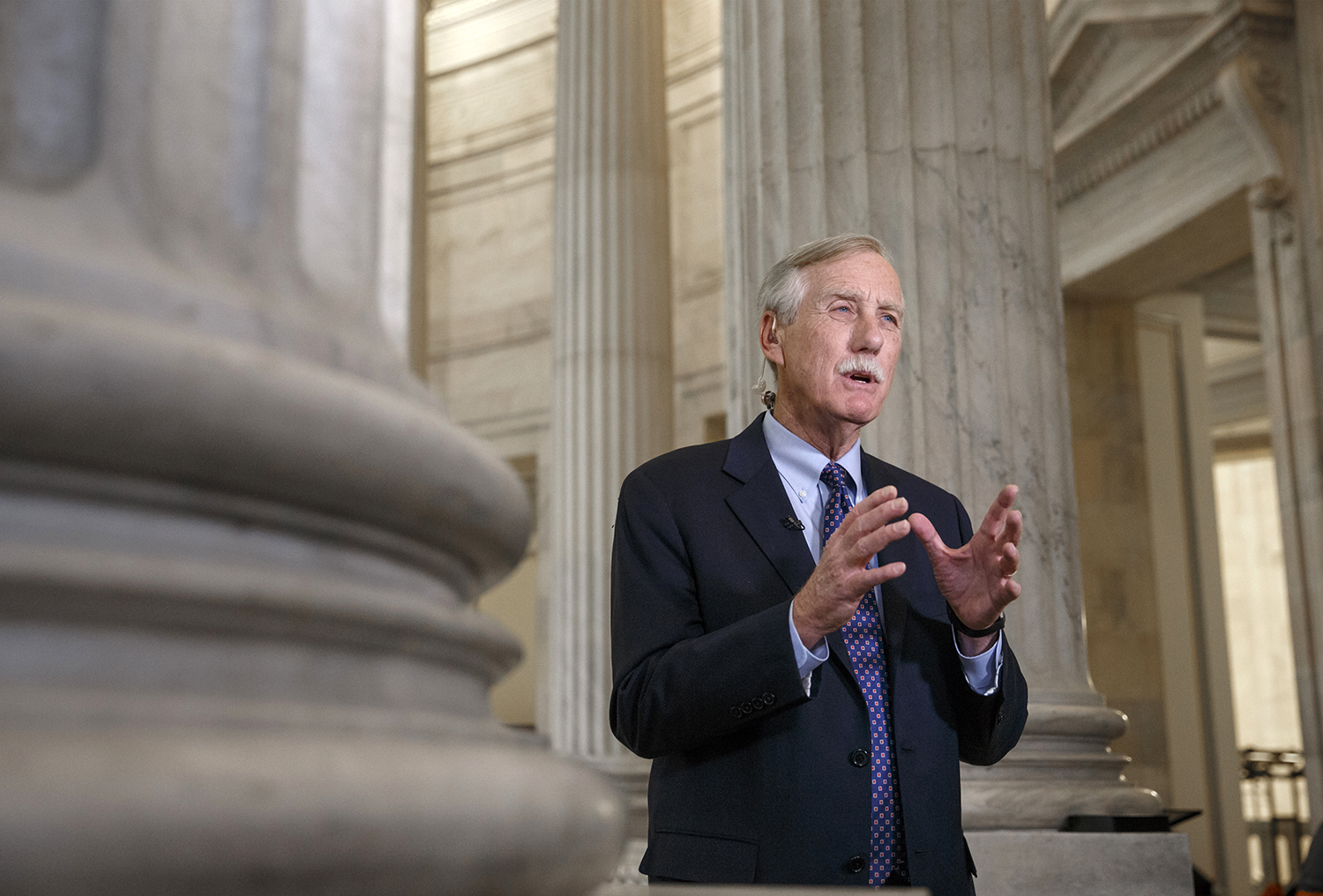 Sen. Angus King floats Trump impeachment