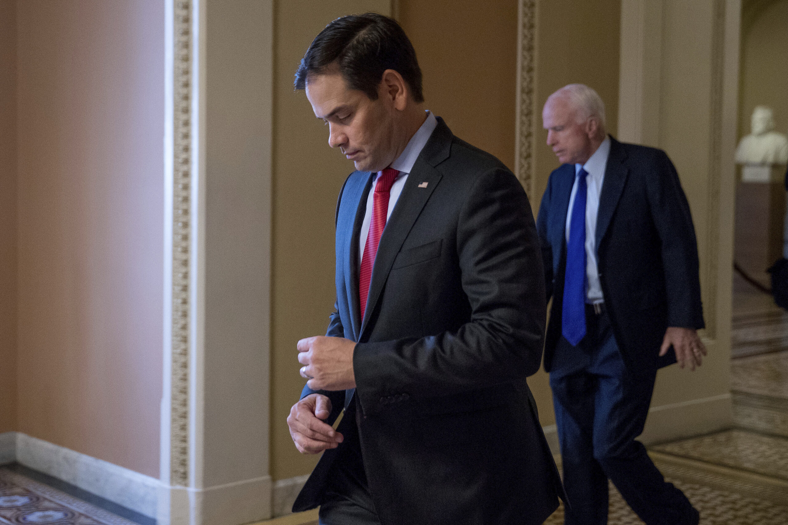 Rubio sides with McCain, Graham on sanctions