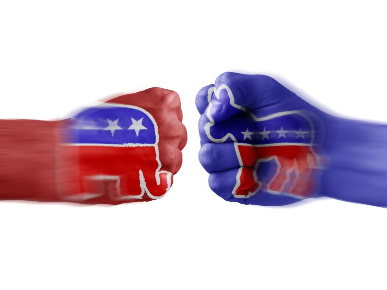American's now view the Democratic and Republican parties similarly, according to a new Gallup survey. (iStock Photo)