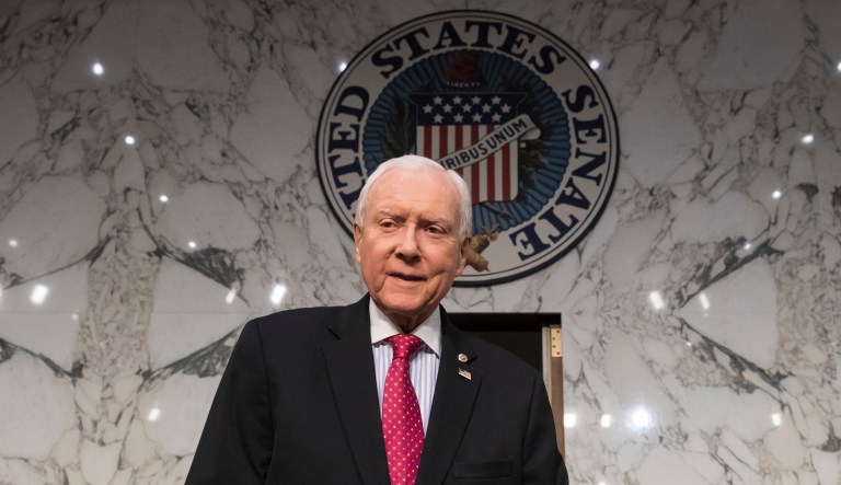 An altered tax reform bill was released Tuesday by Sen. Orrin Hatch, R-Utah. Tax reform legislation carries high political stakes for President Trump and Republican leaders in Congress, who view passage as critical to the GOP's success at the 2018 polls. (AP Photo/J. Scott Applewhite)
