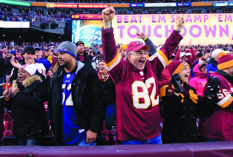 Rob Carr/Getty Images
A sampling on Twitter showed few Redskins fans plan to cross over to root for the Ravens in the Super Bowl on Feb. 3.