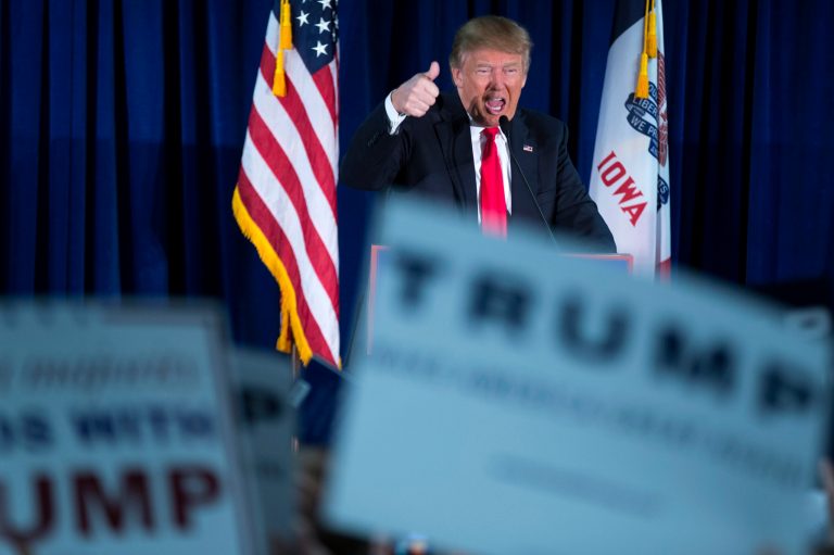 While Trump has held the lead in New Hampshire since July, this is the most he's ever led in this poll. (AP Photo/Evan Vucci)