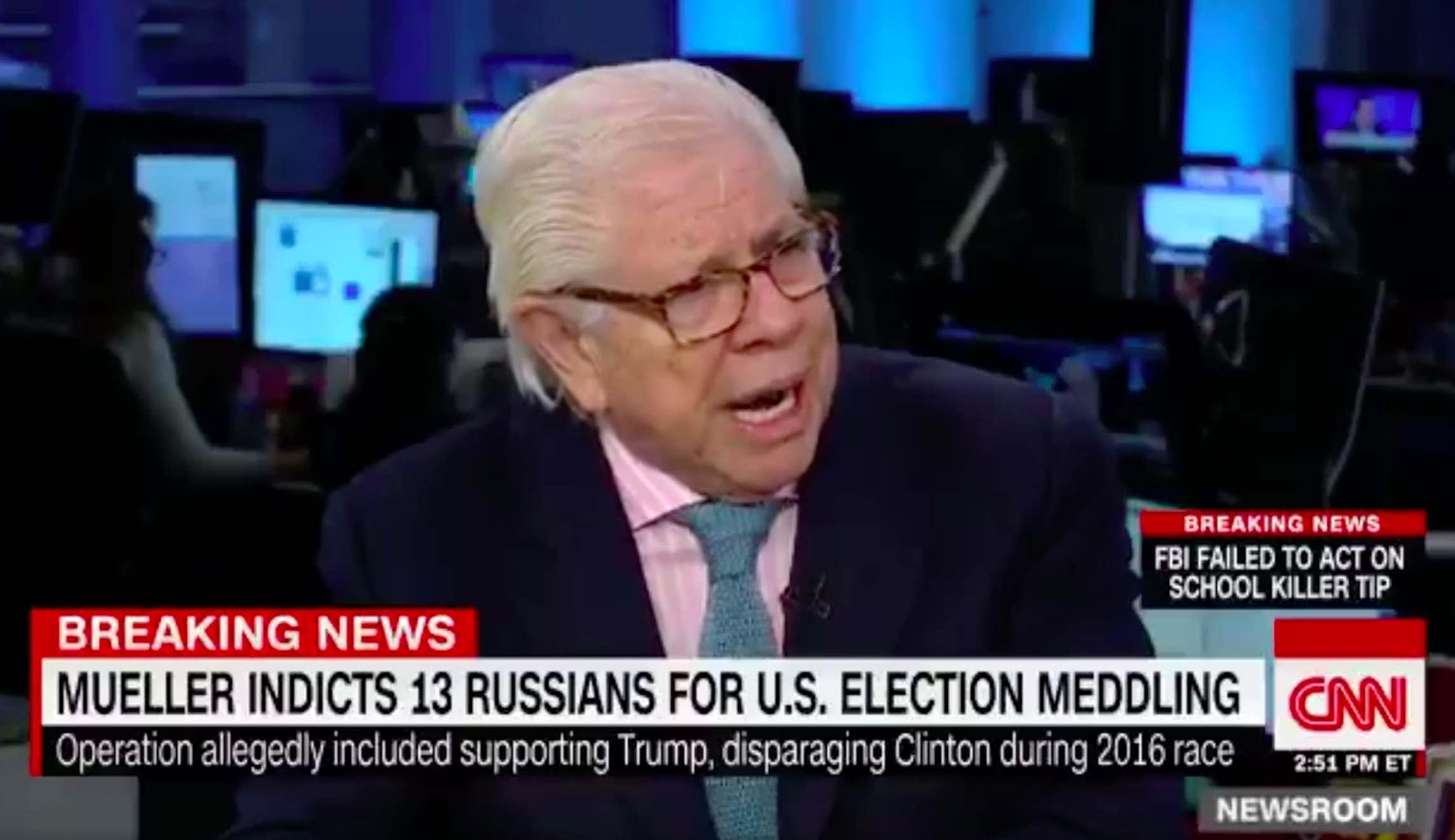 Carl Bernstein: ‘We are seeing evidence of a conspiracy’ after Mueller indicts Russia nationals