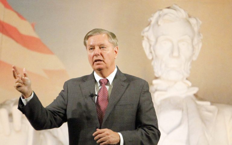 Republican presidential candidate Sen. Lindsey GrahamÂ said that his foreign policy plan for the Mideast is his biggest asset in the 2016 presidential race.Â (Janet Blackmon Morgan/The Sun News via AP)