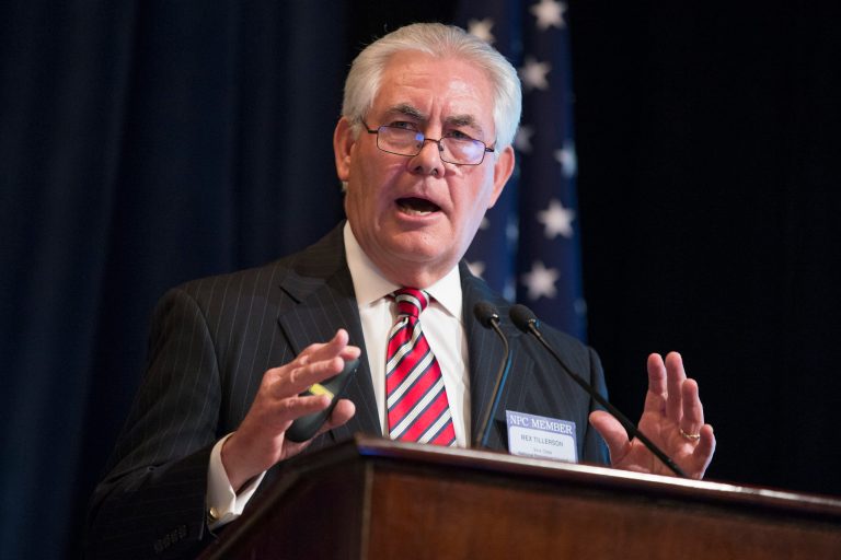 A fight over tax returns could delay Secretary of State nominee Rex Tillerson's confirmation hearings. (AP Photo/Evan Vucci, File)
