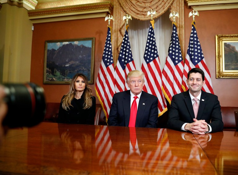 Paul Ryan's favorables are now a net plus-14. President-elect Trump is at minus-13, which isn't bad either. (AP Photo)