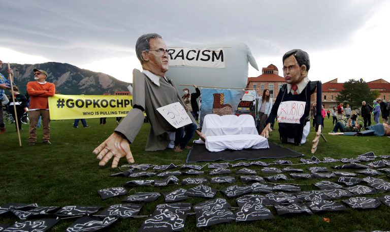 Stand up for free speech even when you disagree with the speech. (AP Photo/David Zalubowski, File)