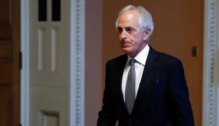 Sen. Bob Corker, R-Tenn., said U.S. troops will remain in Afghanistan for at least another decade. (AP Photo/Carolyn Kaster)