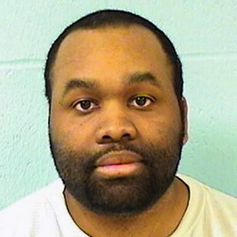 FILE - This undated file photo provided by the Illinois Department of Corrections shows James Watts, 29, of Cairo, Ill. Watts is scheduled for arraignment Tuesday, June 10, 2014, in Benton, Ill., a week after he was indicted on charges of attempted armed bank robbery resulting in the deaths of two women. The charges include special findings making the death penalty possible if he's convicted. (AP Photo/Illinois Department of Corrections, File)