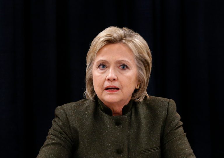Former Secretary of State Hillary Clinton is arguing that she is the victim of a culture of over-classification. (AP Photo/Paul Sancya)