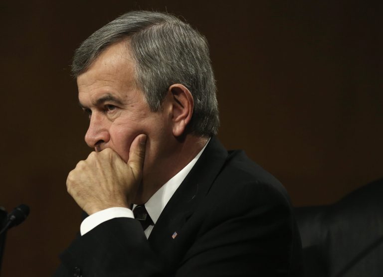 Sen. Mike Johanns, R-Neb., served a full term without ever having been a part of a Senate majority. (Photo by Alex Wong/Getty images)