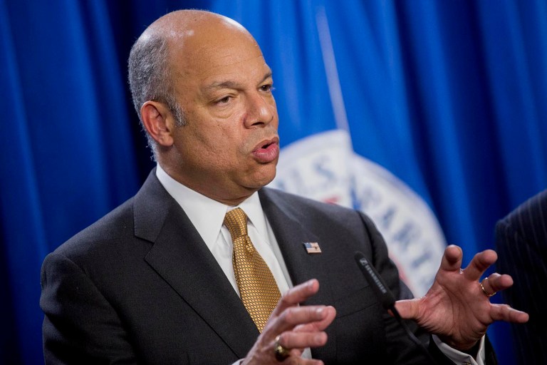 Jeh Johnson on Thursday told a House Homeland Security subcommittee that he personally is heading to the Republican National Convention in Ohio next week. (Andrew Harrer/Bloomberg)