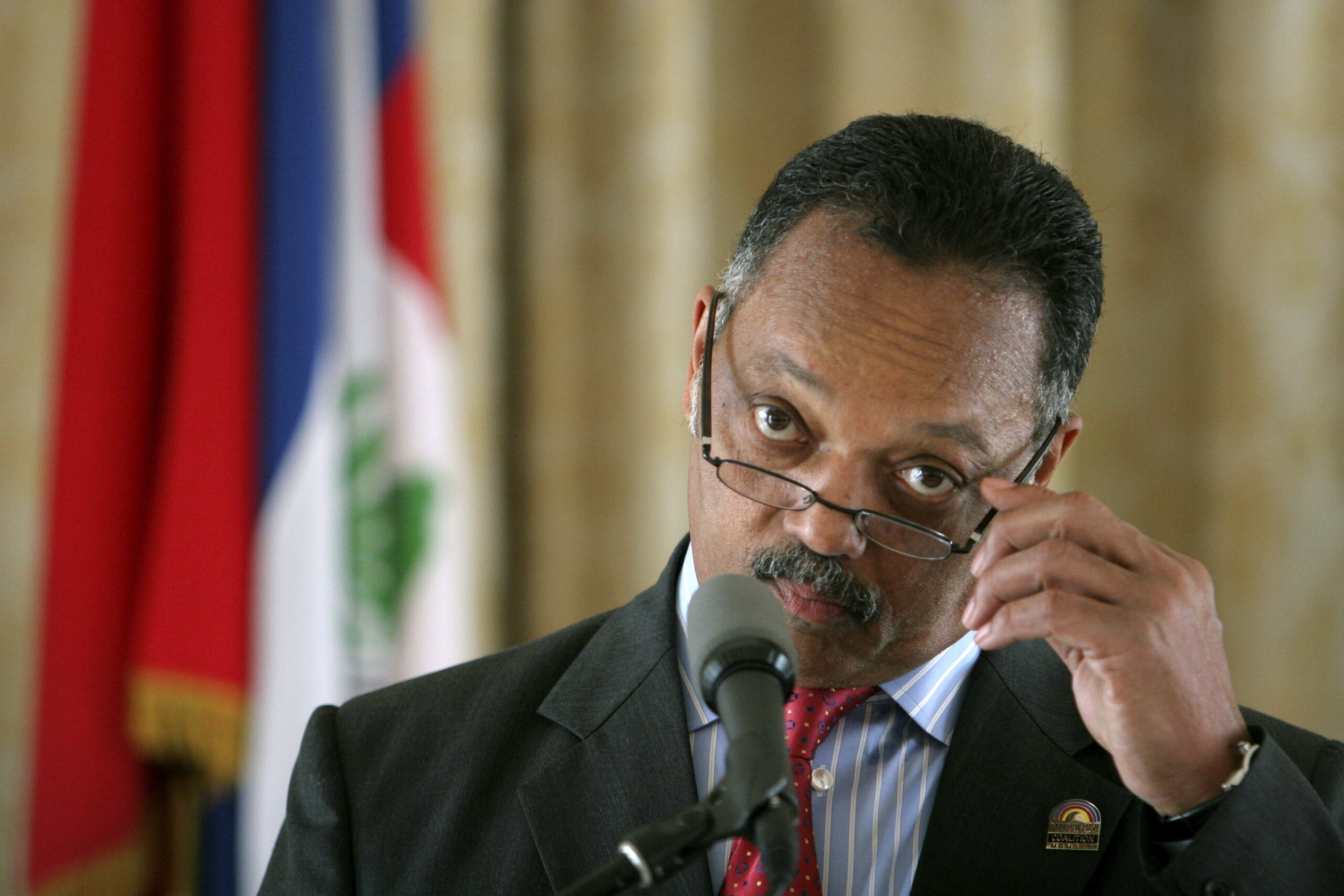 Jesse Jackson seems to disagree with Martin Luther King Jr. on First Amendment