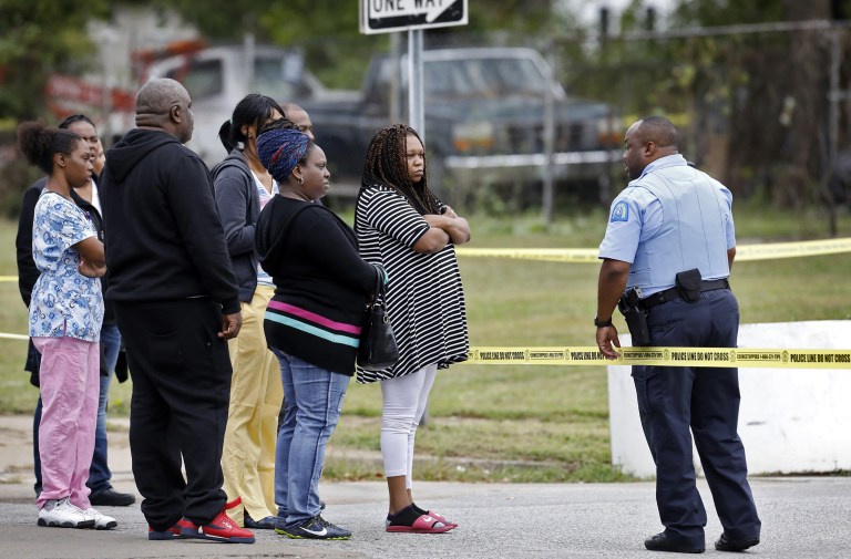 The American Civil Liberties Union and nearly 100 other civil rights groups are pressuring the Justice Department to force state and local law enforcement agencies to report to the FBI in more detail about deaths that occur when people are in police custody. (David Carson/St. Louis Post-Dispatch via AP)