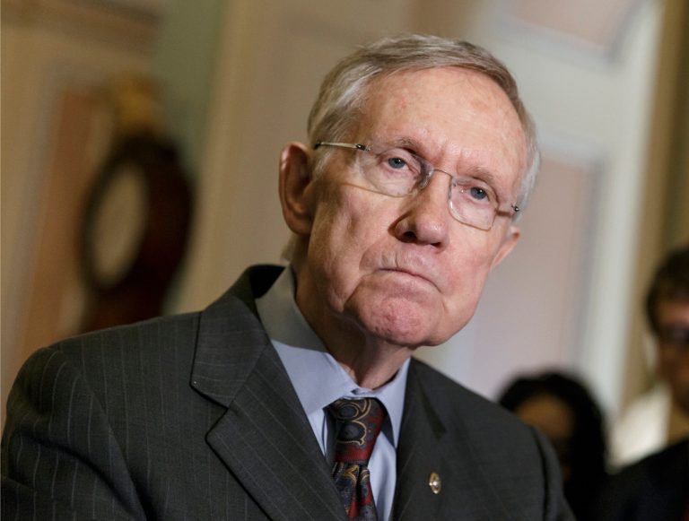 Senate Majority Leader Harry Reid rejected five GOP amendments, including provisions to stop new regulations on coal plants and a measure to speed up exports of natural gas. (AP Photo)