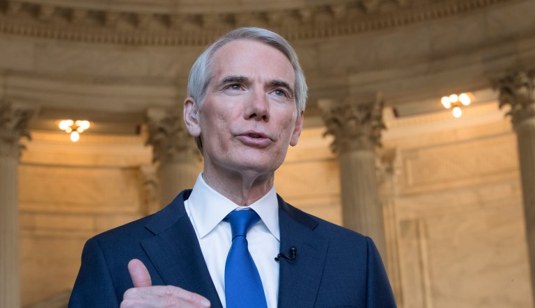 Sen. Rob Portman, R-Ohio, said he wants to at least keep the minimum dedicated opioid funding that has been made in 2017 and 2018. (AP Photo/J. Scott Applewhite)