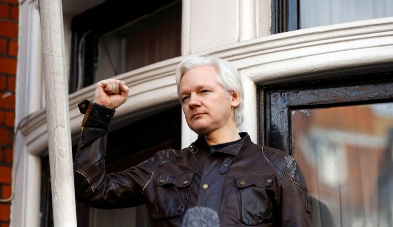 WikiLeaks editor-in-chief Julian Assange said on Tuesday that WikiLeaks is offering a job opportunity to the former Google employee who was fired after writing an internal memo condemning the technology company's approach to diversity. (AP Photo/Frank Augstein)