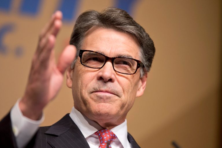 Republican presidential candidate, former Texas Gov. Rick Perry, speaks at the Road to Majority 2015 convention in Washington, Saturday, June 20, 2015. (AP Photo/Manuel Balce Ceneta)