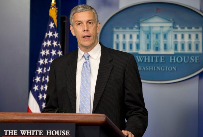 Outgoing Education Secretary Arne Duncan said he wished he could have done more on early childhood education, undocumented students and gun control. (AP Photo/Jacquelyn Martin, File)