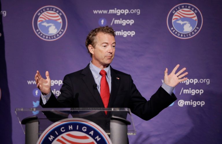 South Carolina Rep. Mick Mulvaney announced his support for Kentucky Sen. Rand Paul's presidential bid Monday. (AP Photo)