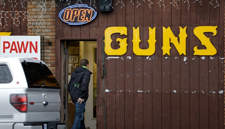 It'd be nice if certain reporters familiarized themselves with the opposition to the overturned Obama gun regulation. It'd also be nice if certain pundits actually read the language of the legislation they keep attacking. (AP Photo/Elaine Thompson,File)