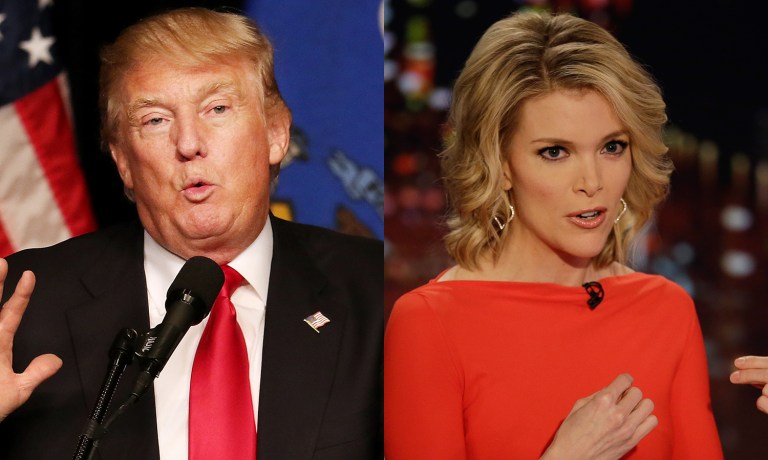 Trump suggested he's open to a meeting with Kelly. (AP photos)