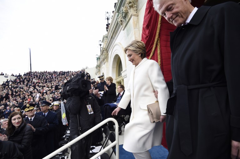 Supporters of Trump often broke into chants of 