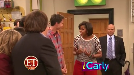 Michelle Obama saves iCarly from the Feds