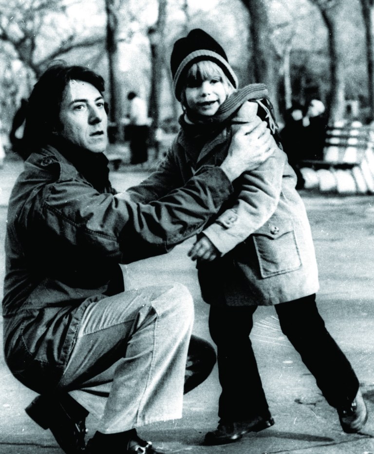 FILE - In this 1979 publicity file photo, Dustin Hoffman, left, and Justin Henry appear in the film, 