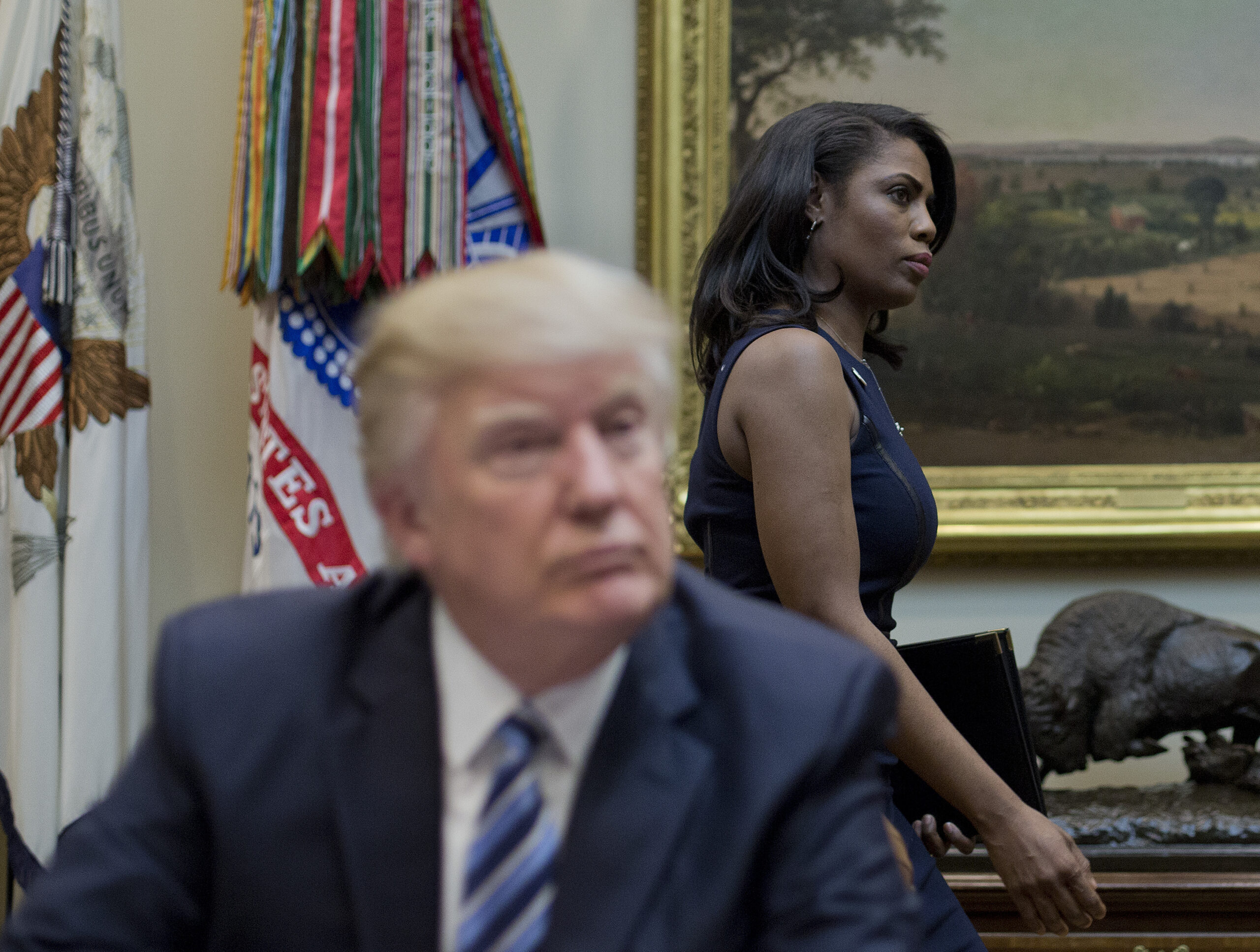 Omarosa Manigault’s ouster boosts Trump staff morale