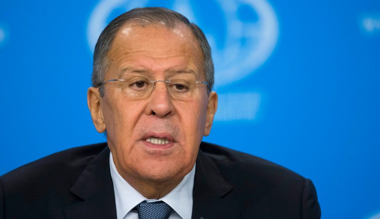 Russian Foreign Minister Sergey Lavrov wants Japan to provide assurances that the Aegis systems will be controlled by Japanese rather than American military personnel. (AP Photo/Alexander Zemlianichenko)
