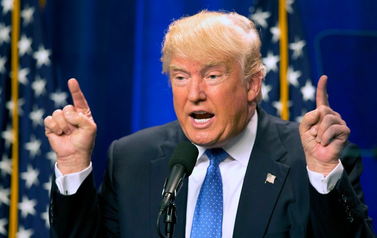 Republican presidential candidate Donald Trump continued to link Hillary Clinton to the Islamic State, this time saying the terror group 