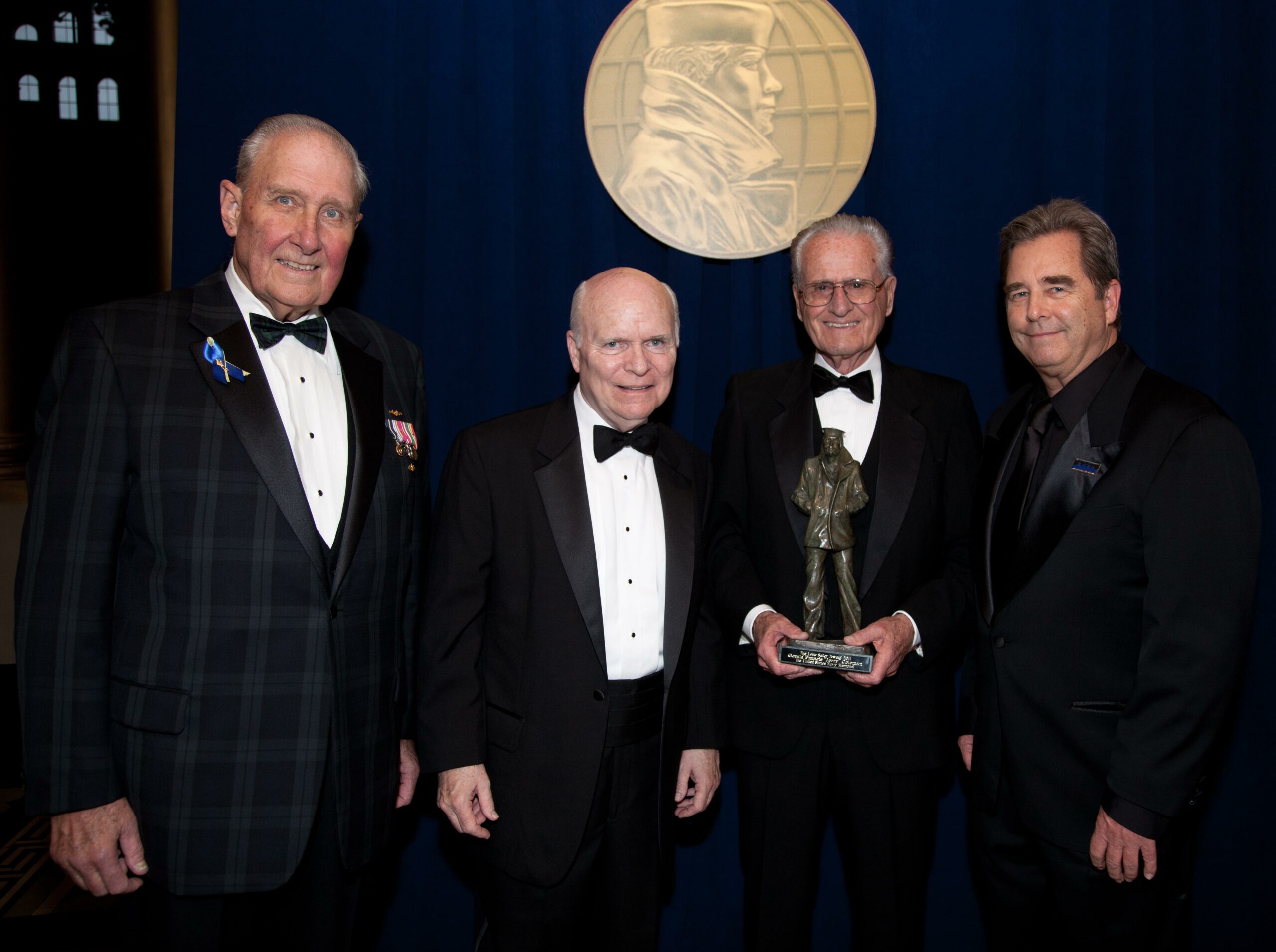 The Bridges, C-SPAN’s founder and baseball great get Navy award