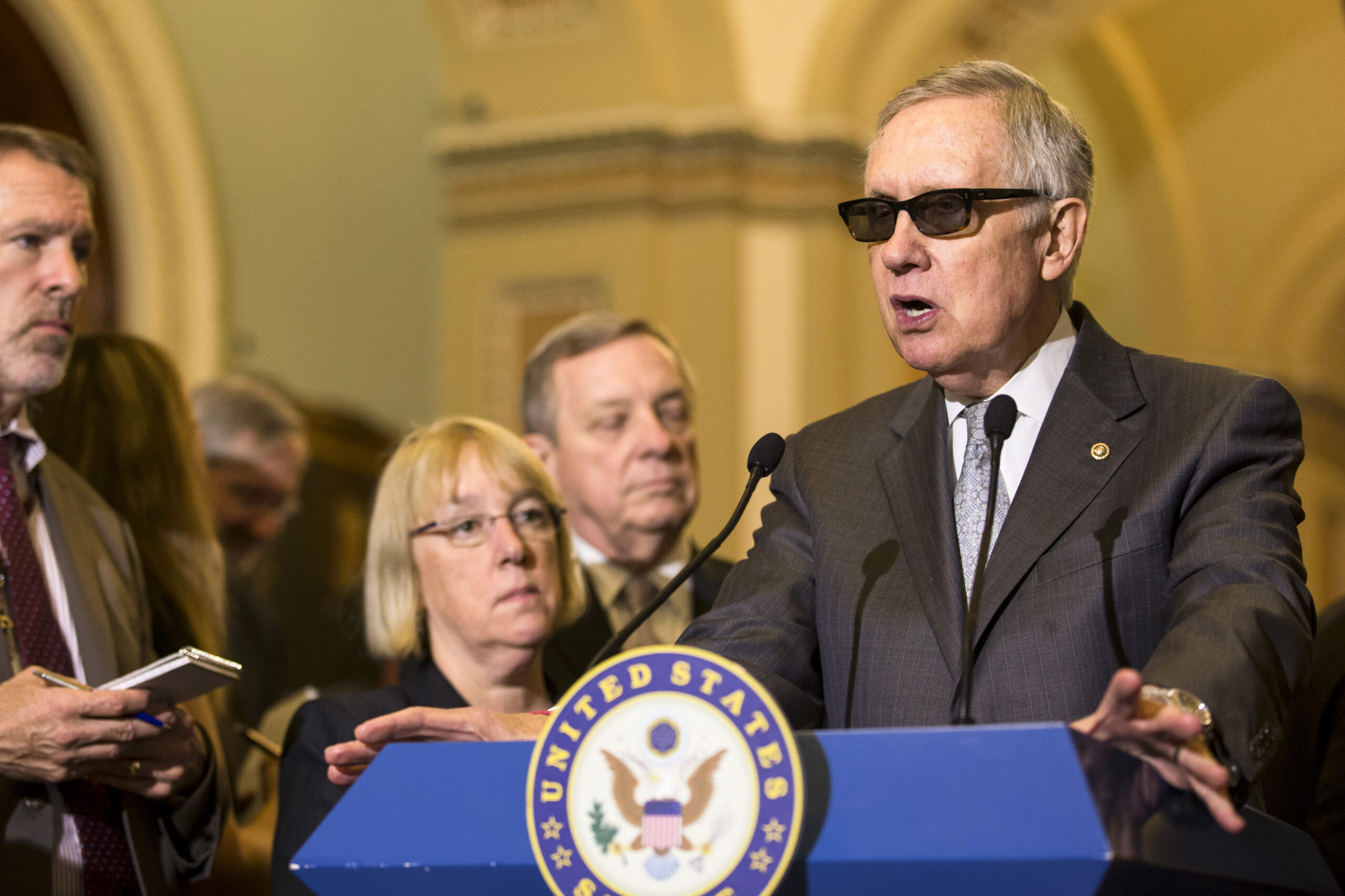 Senate Democrats block defense spending bill