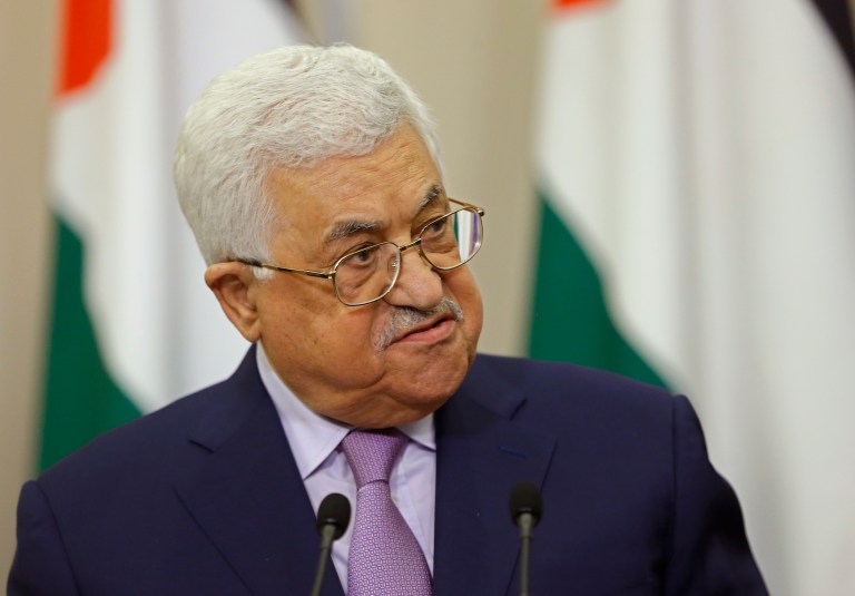 In a few months, Israel will be celebrating the 70th anniversary of the historic U.N. compromise, but the leaders of the Palestinian Authority still refuse to accept the principle of that resolution: two states for two peoples. (Yuri Kochetkov/Pool photo via AP)