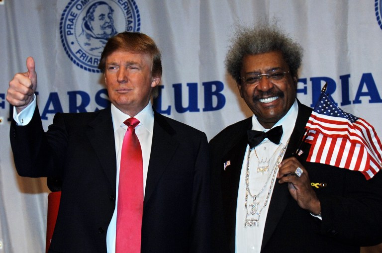 Don King, the professional boxing promoter, said, 