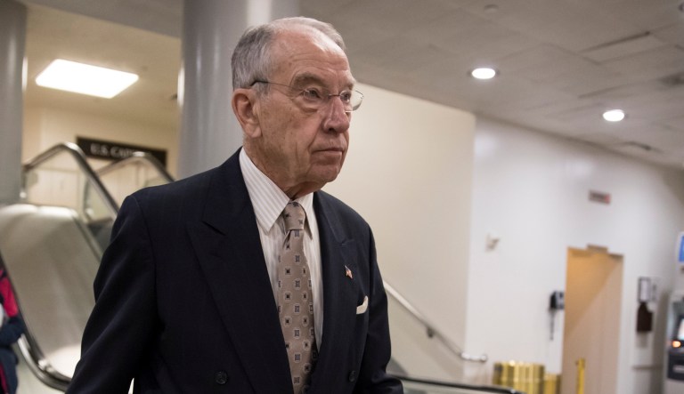 Senate Judiciary Committee Chairman Chuck Grassley, R-Iowa, said he's 