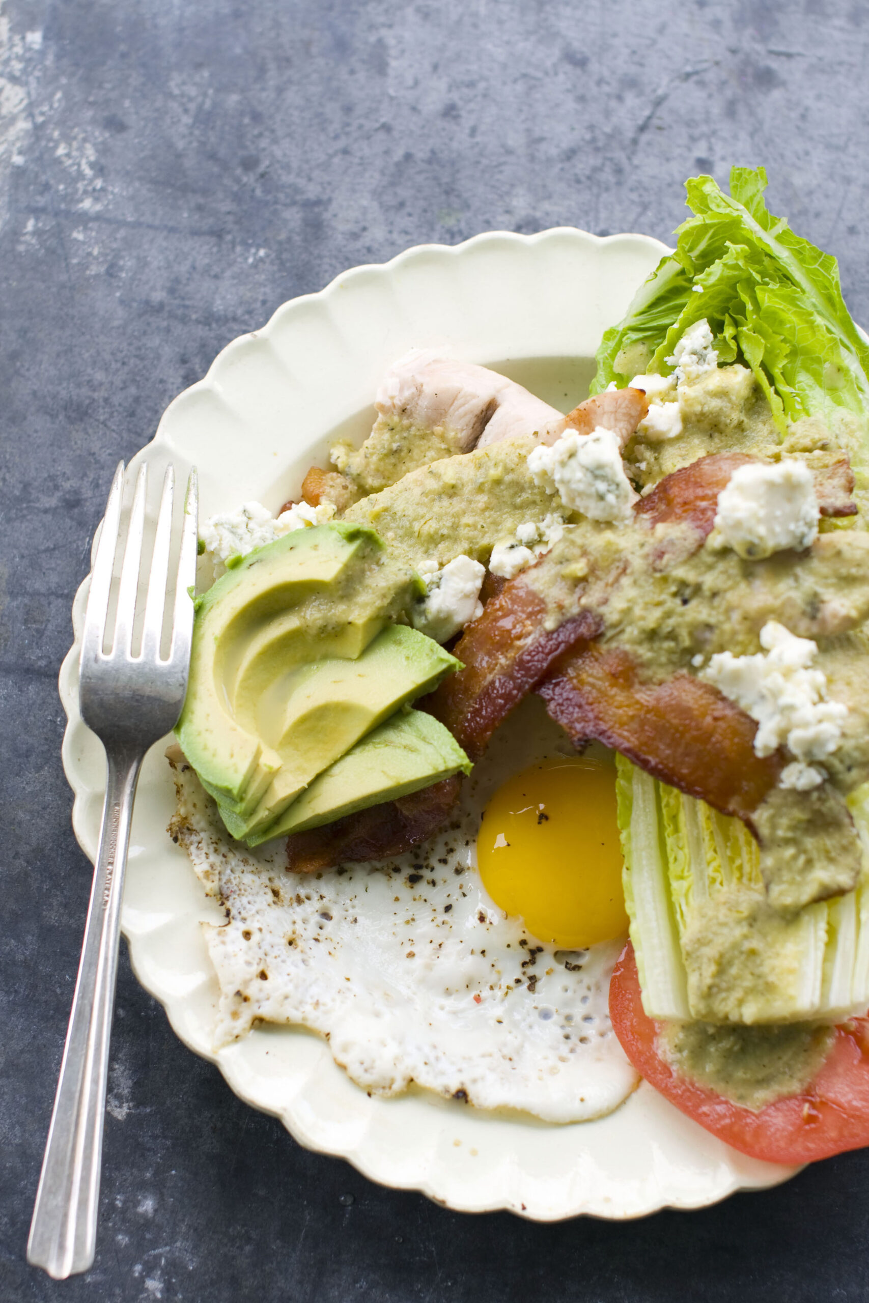 A grill-friendly take on the classic Cobb salad
