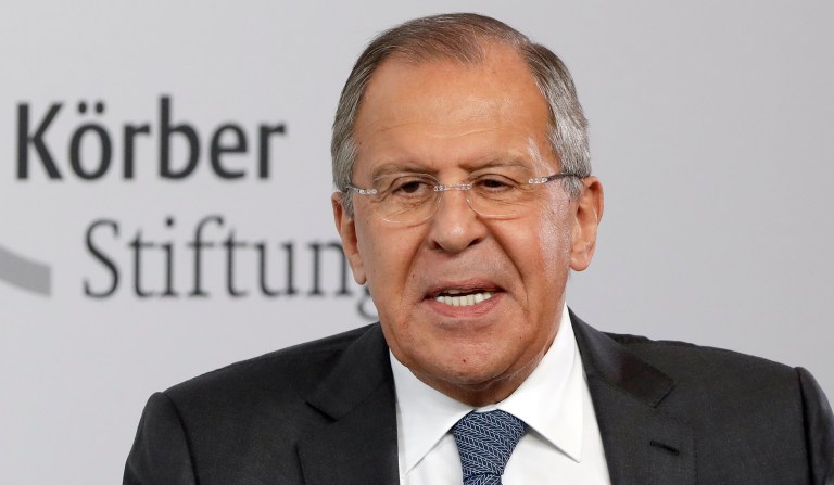 Russian Foreign Minister Sergey Lavrov (pictured above) attacked U.S. Ambassador to the U.N. Nikki Haley following a particularly contentious U.N. Security Council meeting Thursday, which saw the Russian government veto an American-led effort to reauthorize a panel investigating chemical weapons attacks in Syria. (AP Photo/Michael Sohn)