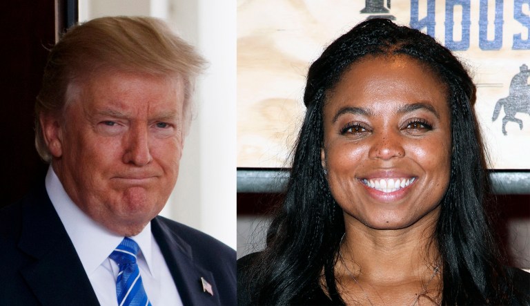 ESPN anchor Jemele Hill called President Trump "a white supremacist" and "a bigot." 