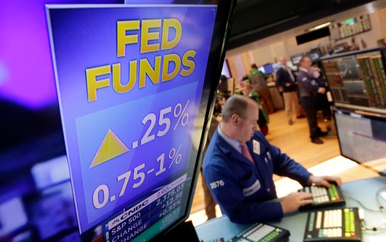 Investors had expected the Fed to keep rates steady, but they have been seeking a better sense of the Fed’s intentions for the rest of the year. (AP Photo/Richard Drew)