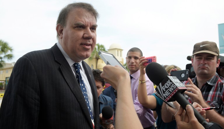 Former Rep. Alan Grayson faced accusations of domestic violence from his ex-wife, who said the former congressman threatened to kill her. (AP Photo/Phelan M. Ebenhack)