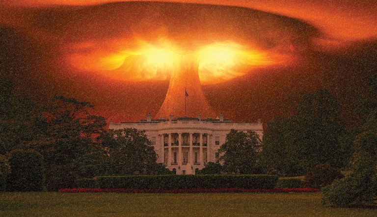 A 10-kiloton nuclear bomb that explodes over the White House would kill an estimated 130,230 people and injure about 173,000 more.