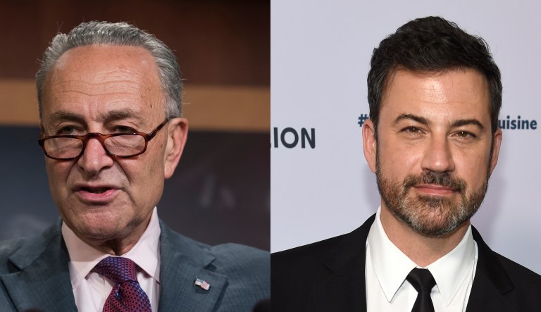 This week, Schumer and other top Democrats, capitalized on Kimmel's criticism of the Republican healthcare bill. (AP Photo/Jacquelyn Martin)