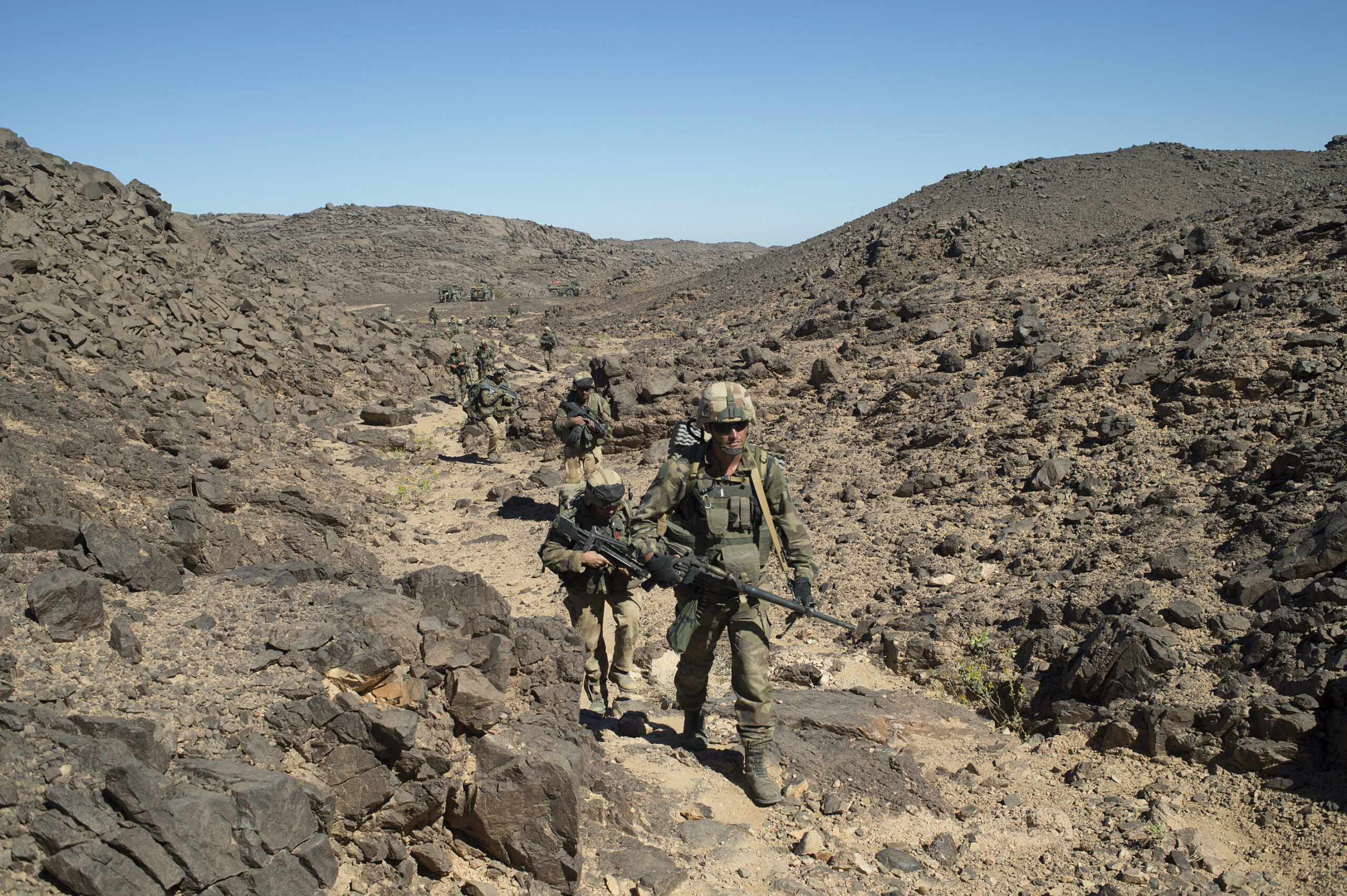 French defense minister visits northern Mali