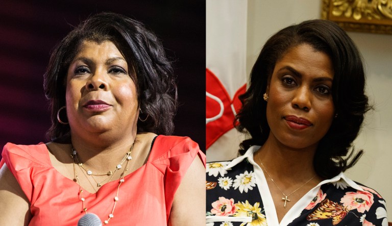 Omarosa Manigault is keeping tabs on reporter April Ryan. (AP)