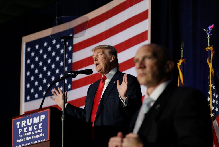 Deposition was filmed as part of two legal disputes between Trump and chefs Jose Andres and Geoffrey Zakarian. (AP Photo/John Locher)