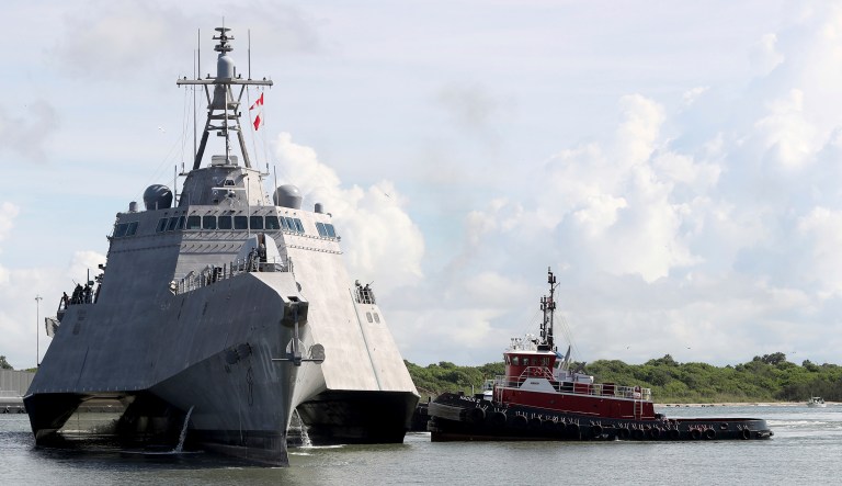 Giffords represented Arizona's 8th District in Congress from 2007 to 2012 and was shot in the head during an assassination attempt in January 2011. (Jennifer Reynolds/The Galveston County Daily News via AP)