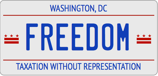 ‘Freedom’ license plate banned in Washington D.C.