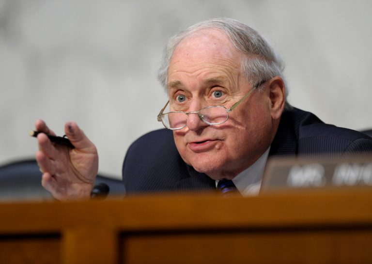 Sen. Carl Levin, D-Mich., shown here June 4, was one of three Democrats to vote against the so-called 